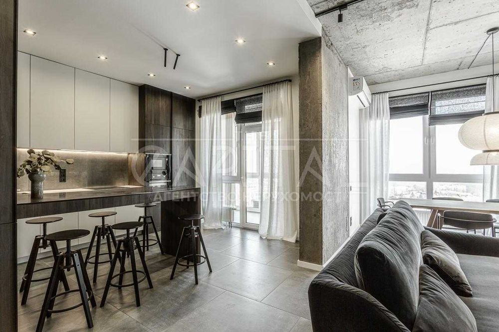 Пентхаус Вашей мечты! Стиль LOFT, вид на Днепр и огромная тераса! RENT