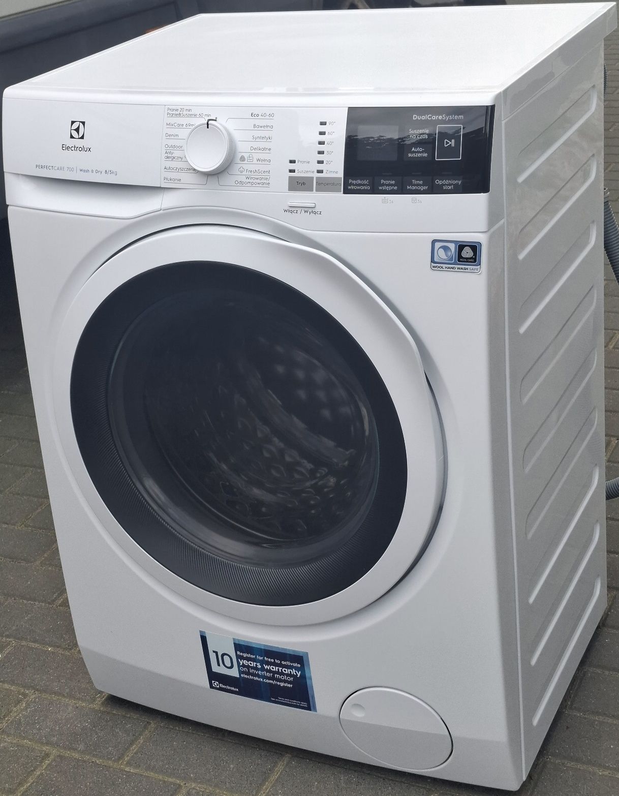 Pralko-suszarka Electrolux 8kg z transportem,Gwarancja