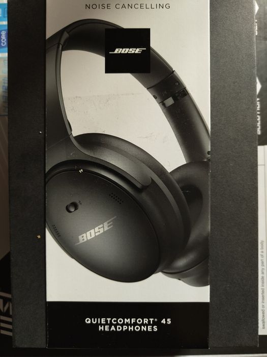 Навушники з мікрофоном Bose QuietComfort 45 Black (866724-0100) НОВЕ