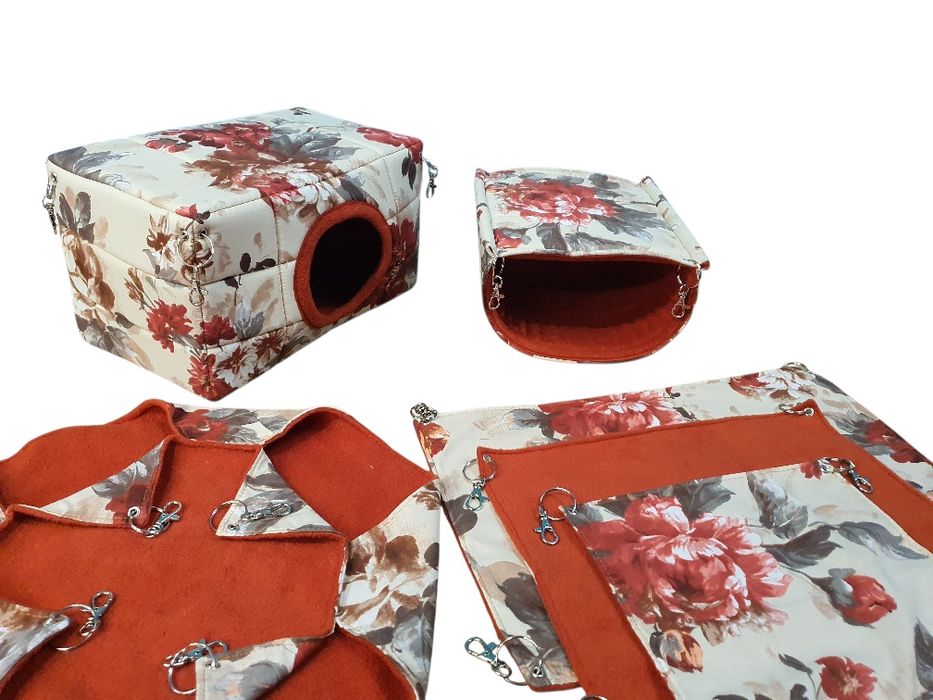 Zestaw komplet mebelków dla gryzoni