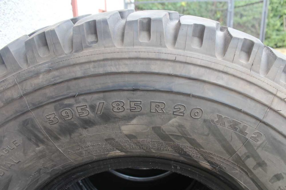 4x Michelin XZL2 395/85R20 395/85 R20 14.00R20 168K 17 mm