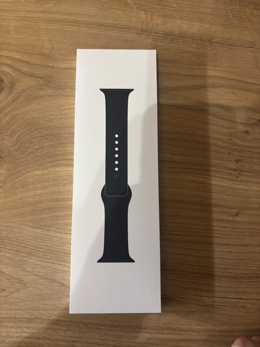 Pasek Siliconowy Czarny Apple Watch 10 46mm Rozmiar M/L
