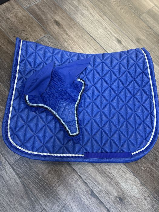 Komplet czaprak nauszniki zestaw  duzy full