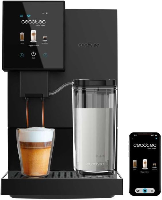 Automatyczny Ekspres Cecotec 01460  Cremmaet Compactccino  Czarny
