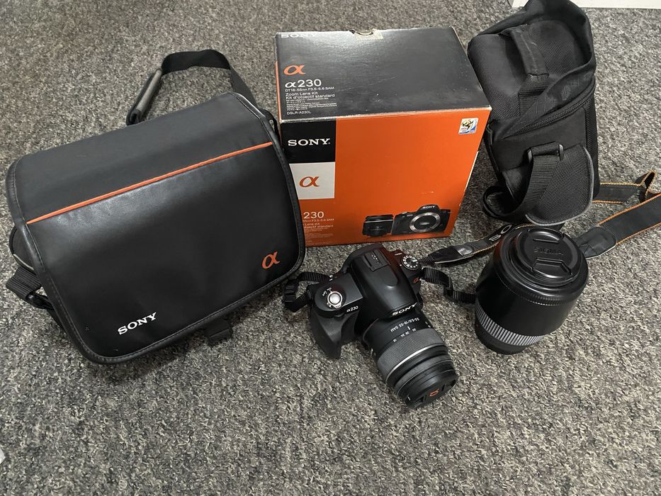 Sony alpha 230 + 2 obiektywy