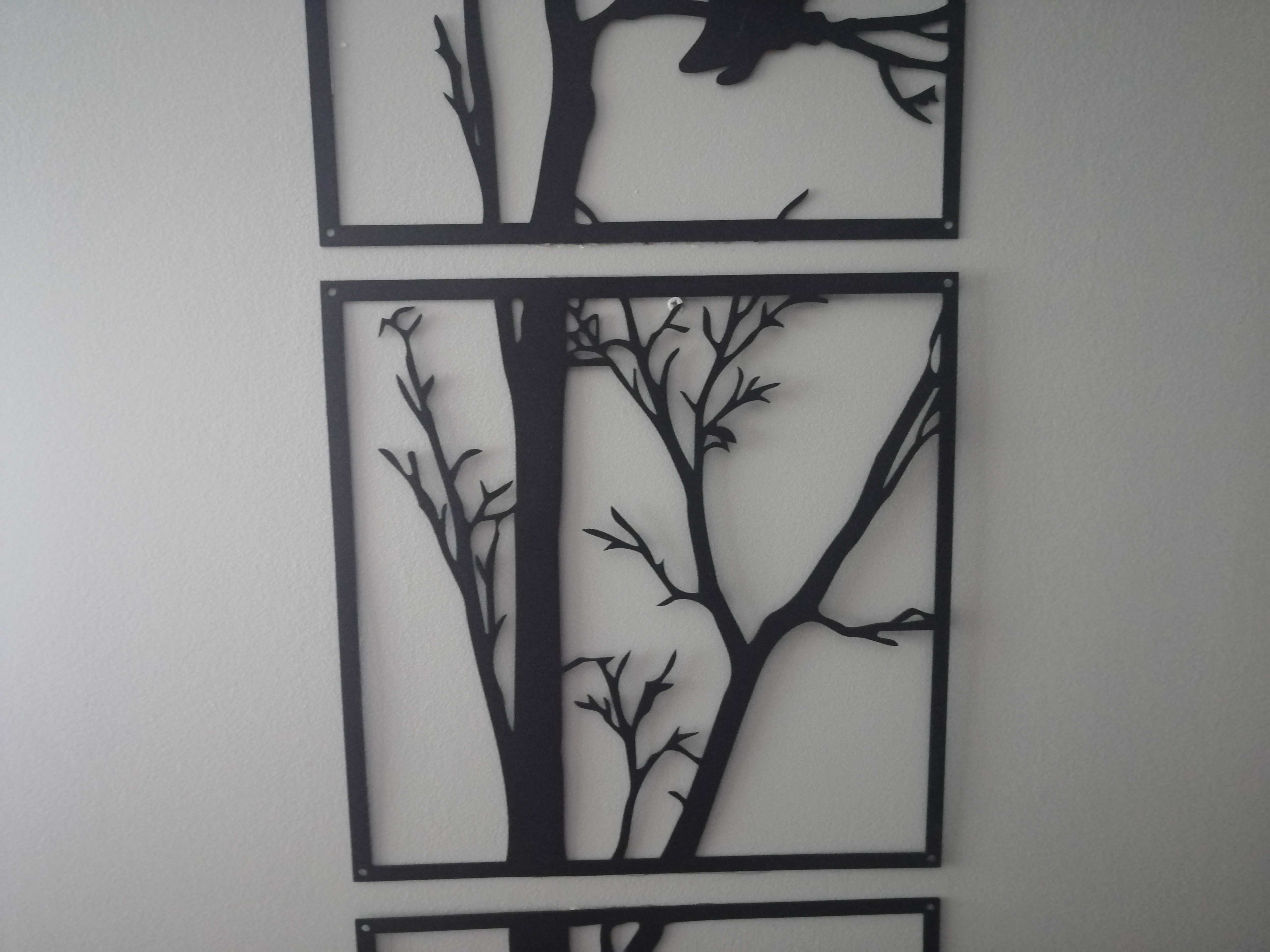 Ozdoba ścienna loft metal