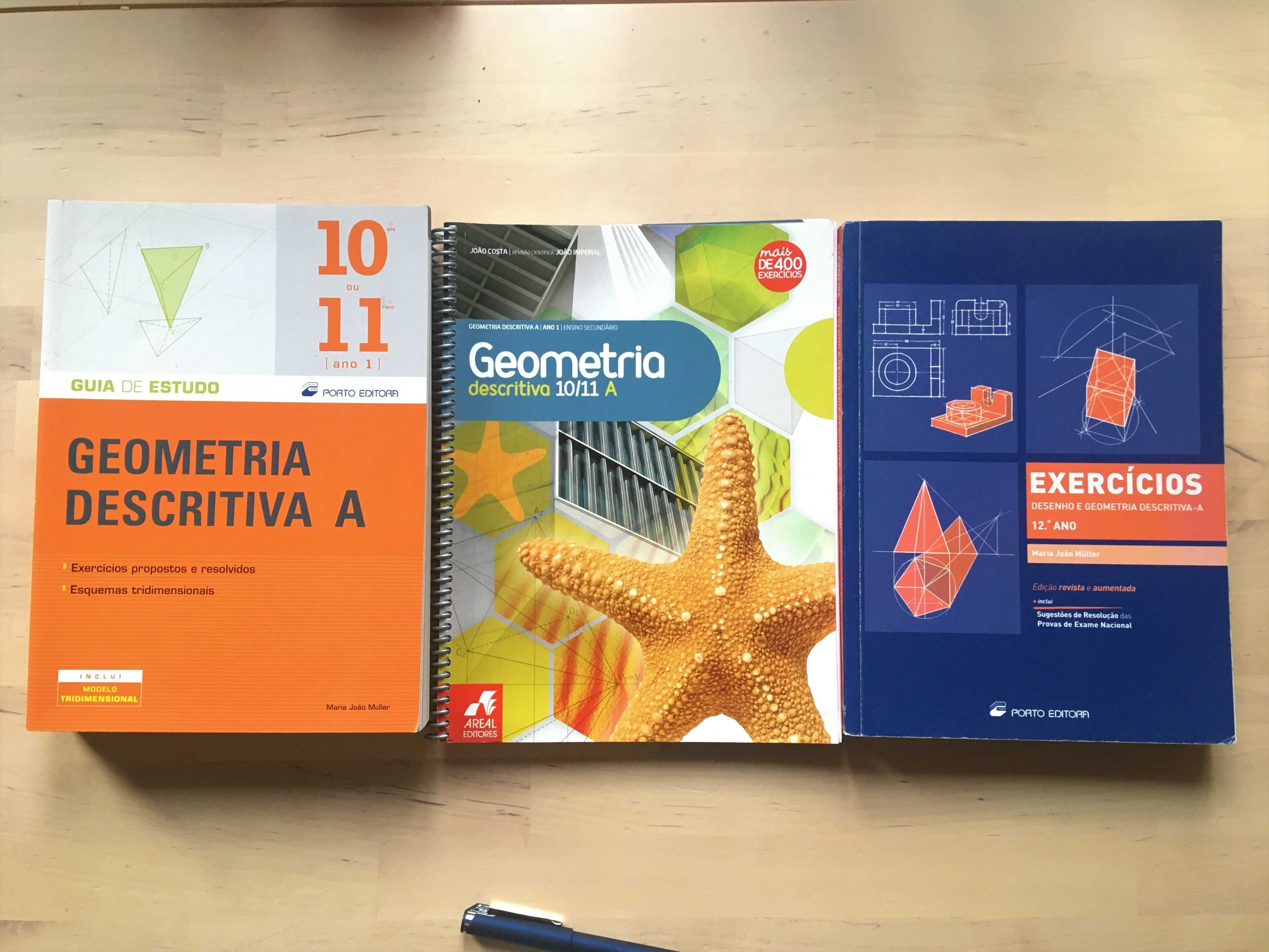 Livros de Apoio a Exames Nacionais - Geometria Descritiva 10º / 11º