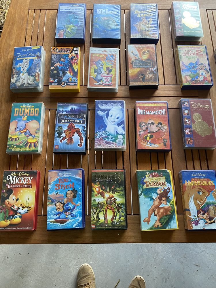 Kasety VHS bajki
