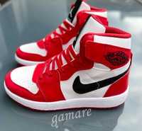 Nike Air Jordan 1. Rozmiar 34. Czerwone z Białym. MUST HAVE. Dziecięce