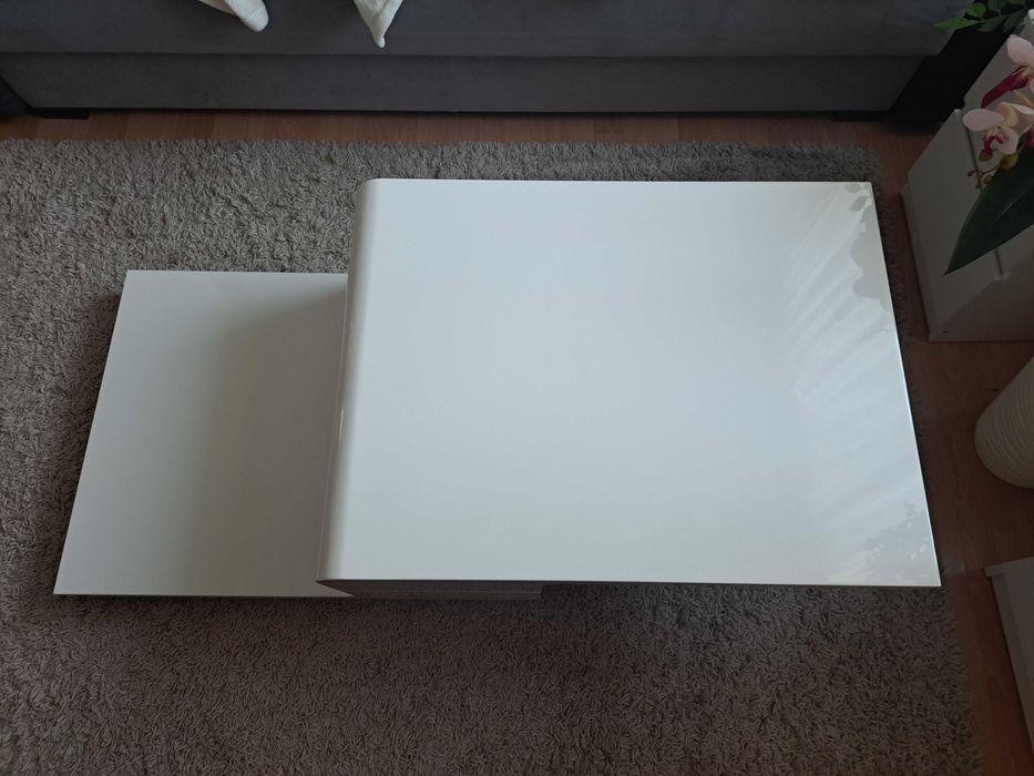 Stolik kawowy biały połysk