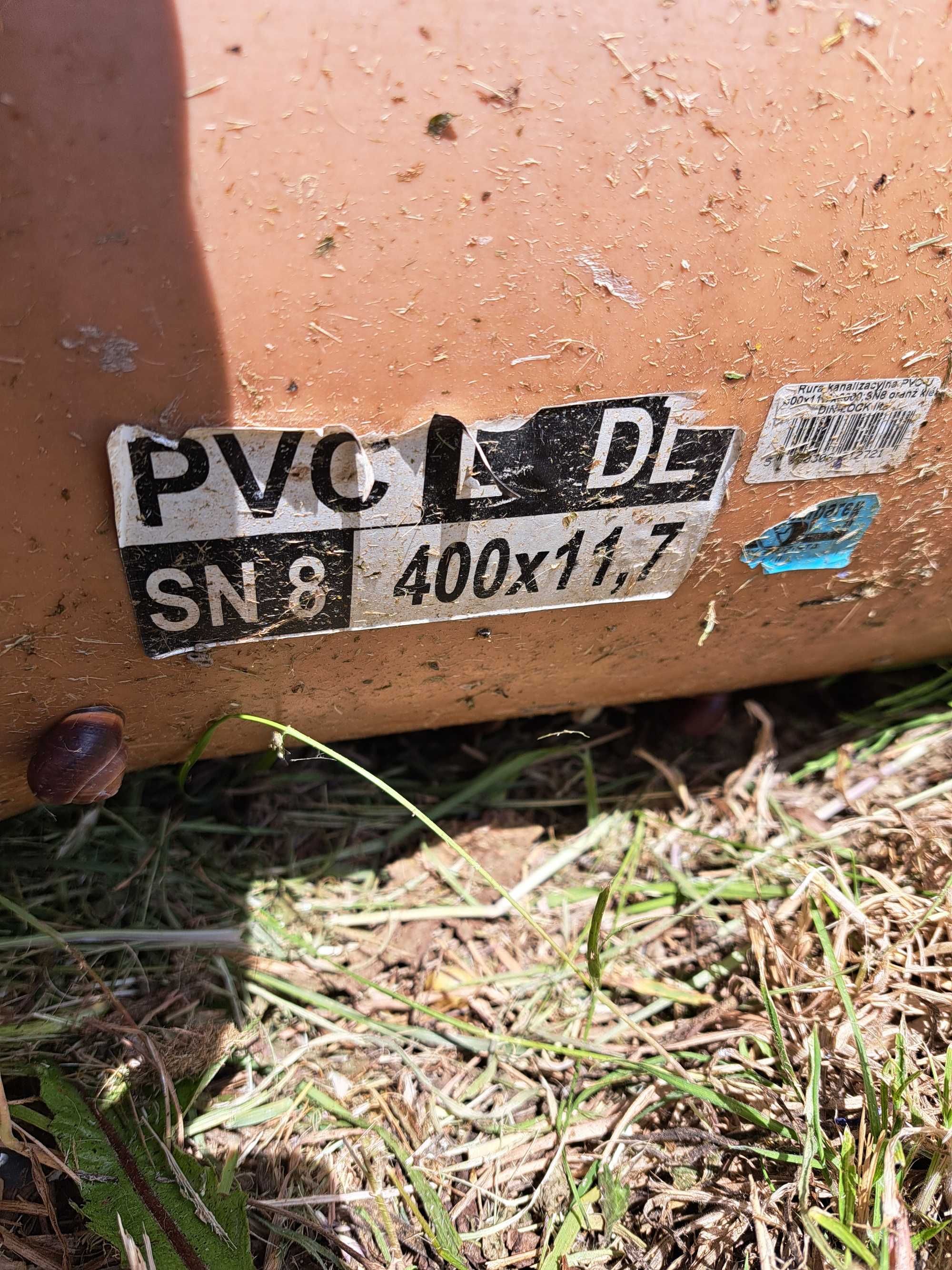 Rura kanalizacyjna Pcv 400x11.7 6+1m