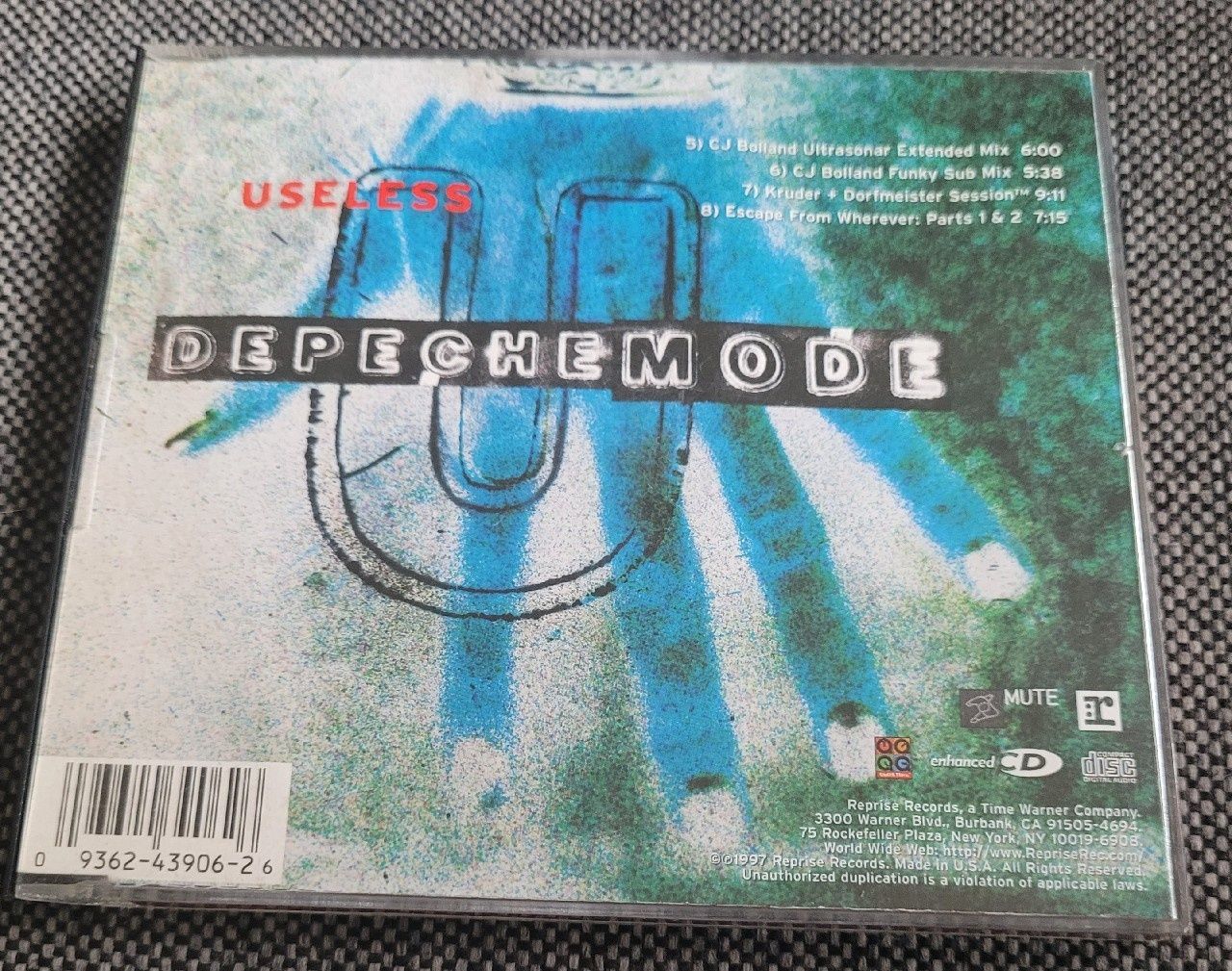 Depeche Mode Home Useless USA Enhanced CD Maxi Single LaserFile