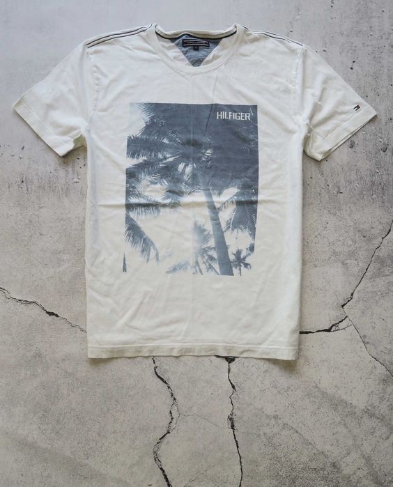 Tommy Hilfiger koszulka na wakacje t-shirt L/XL