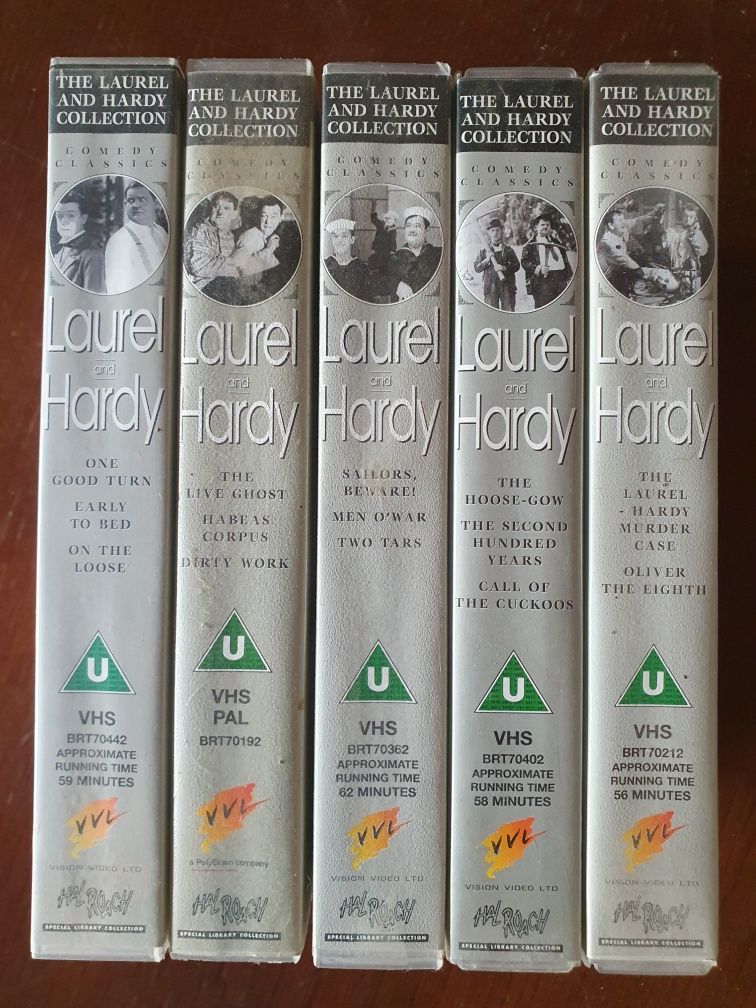 VHS Laurel and Hardy / Bucha e estica