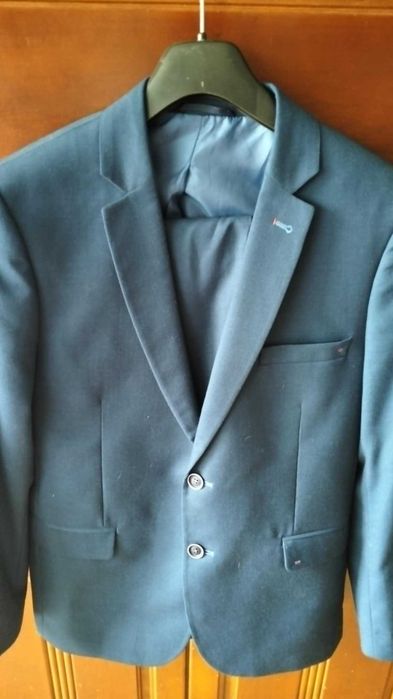 garnitur młodzieżowy 168/170 marynarka spodnie  wełna Studniówka
