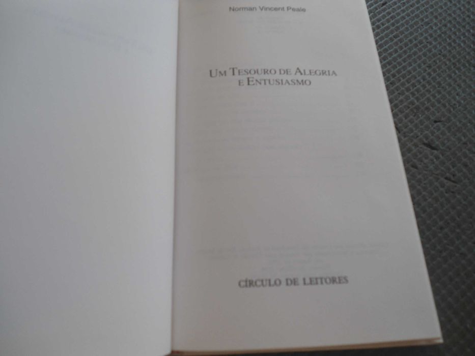 Um Tesouro de Alegria e Entusiasmo de Norman Vincent Peale