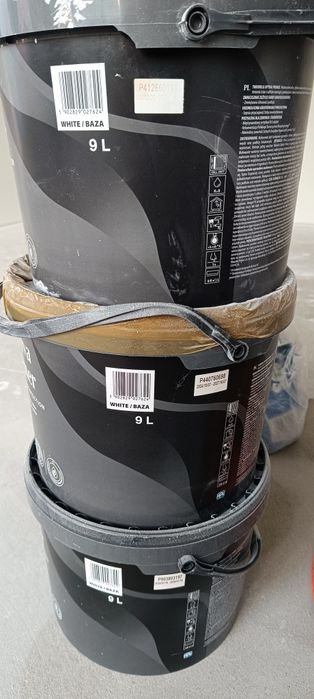 Tikkurila optiva primer baza A 9L 2 wiadra + pozostalosc