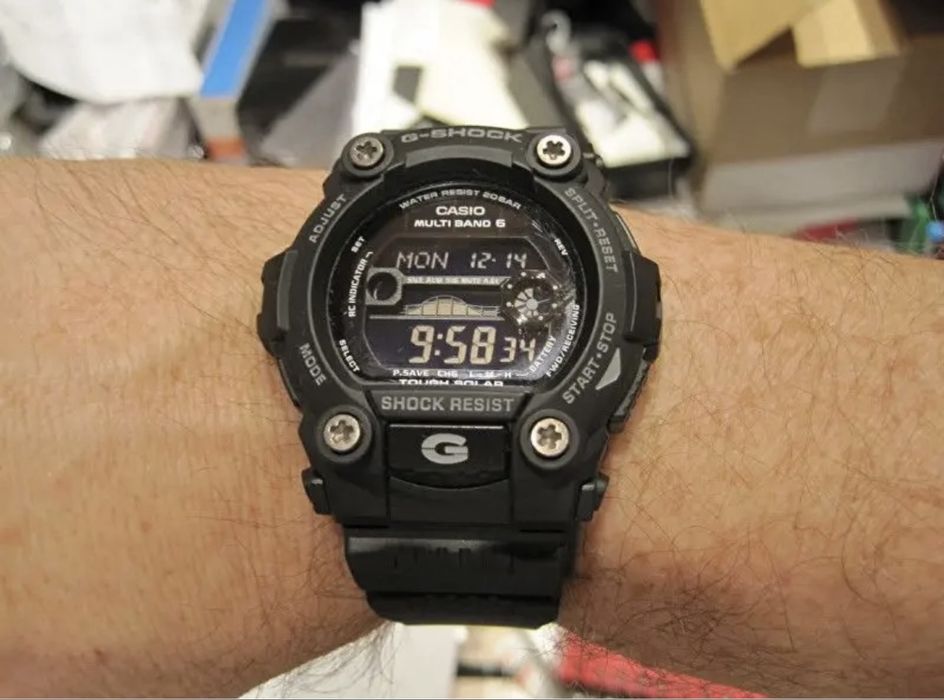 Casio GW-7900B-1ER GW-7900 solar radio controlled pływy fazy księżyca