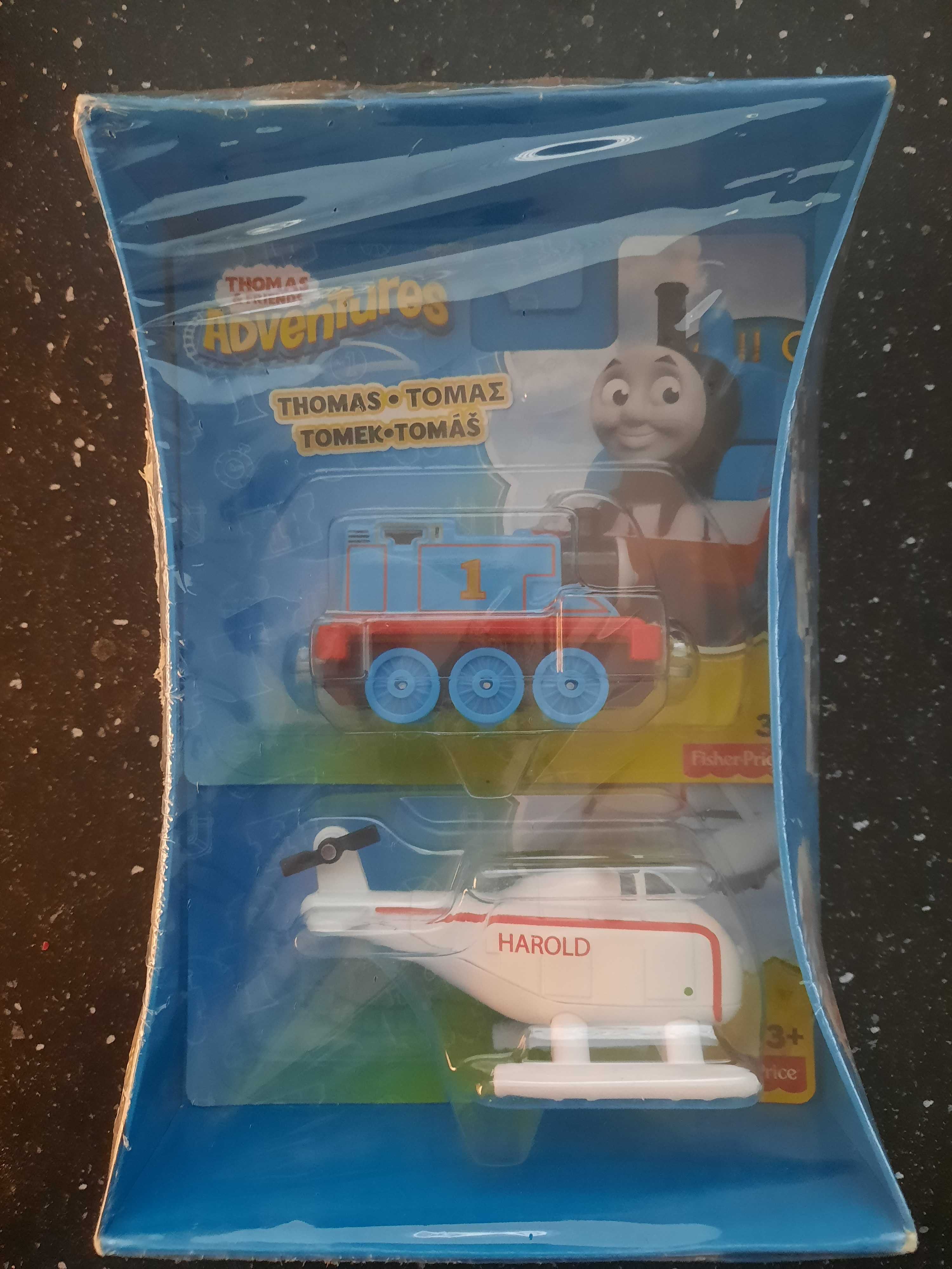 Lokomotywa Tomek i helikopter Harold 2-pak Fisher Price NOWE