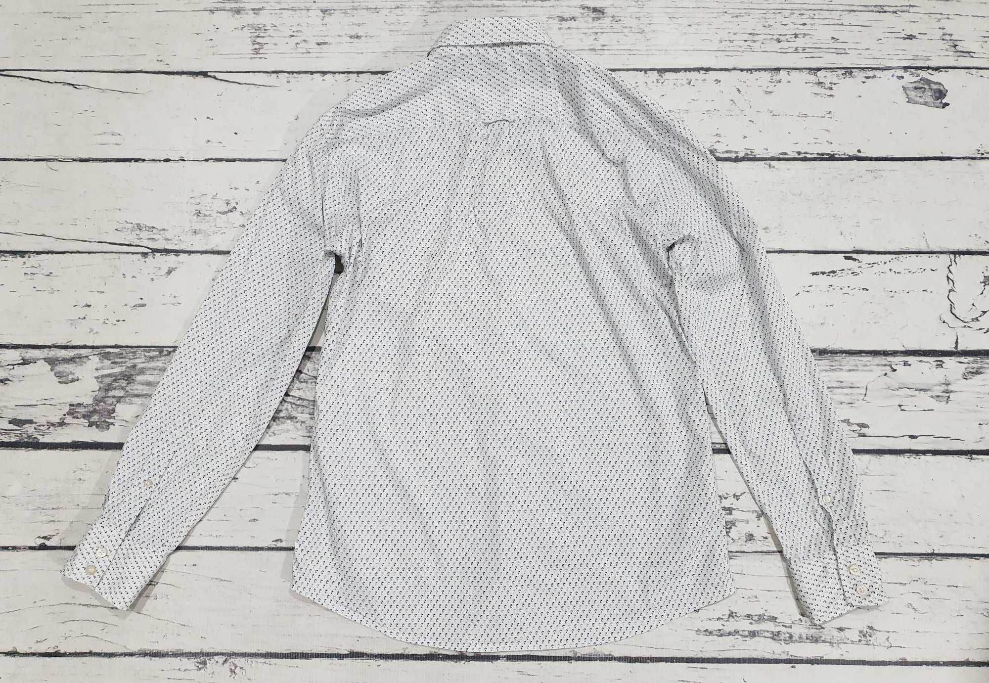 HUGO BOSS * slim fit * koszula * wzory * męska * L