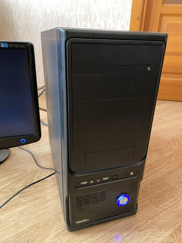 Компьютер для офиса 2 шт системный блок core 2duo i3