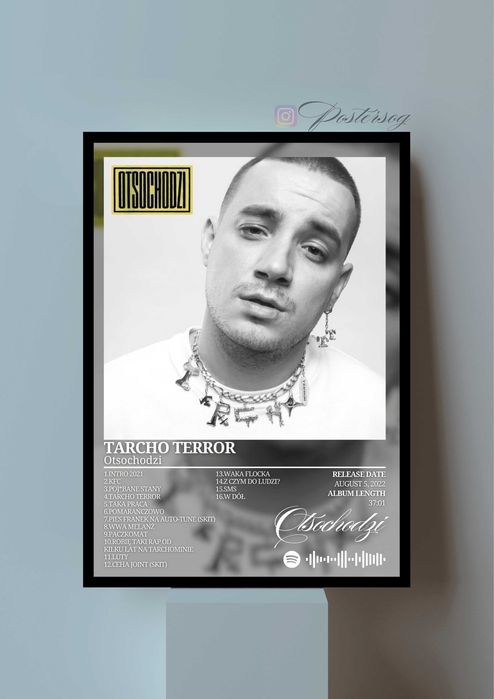 Tarcho Terror Otsochodzi cd plakat w ramce a3 obraz poster