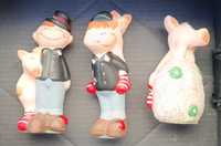 Zestaw - 3 figurki świnki