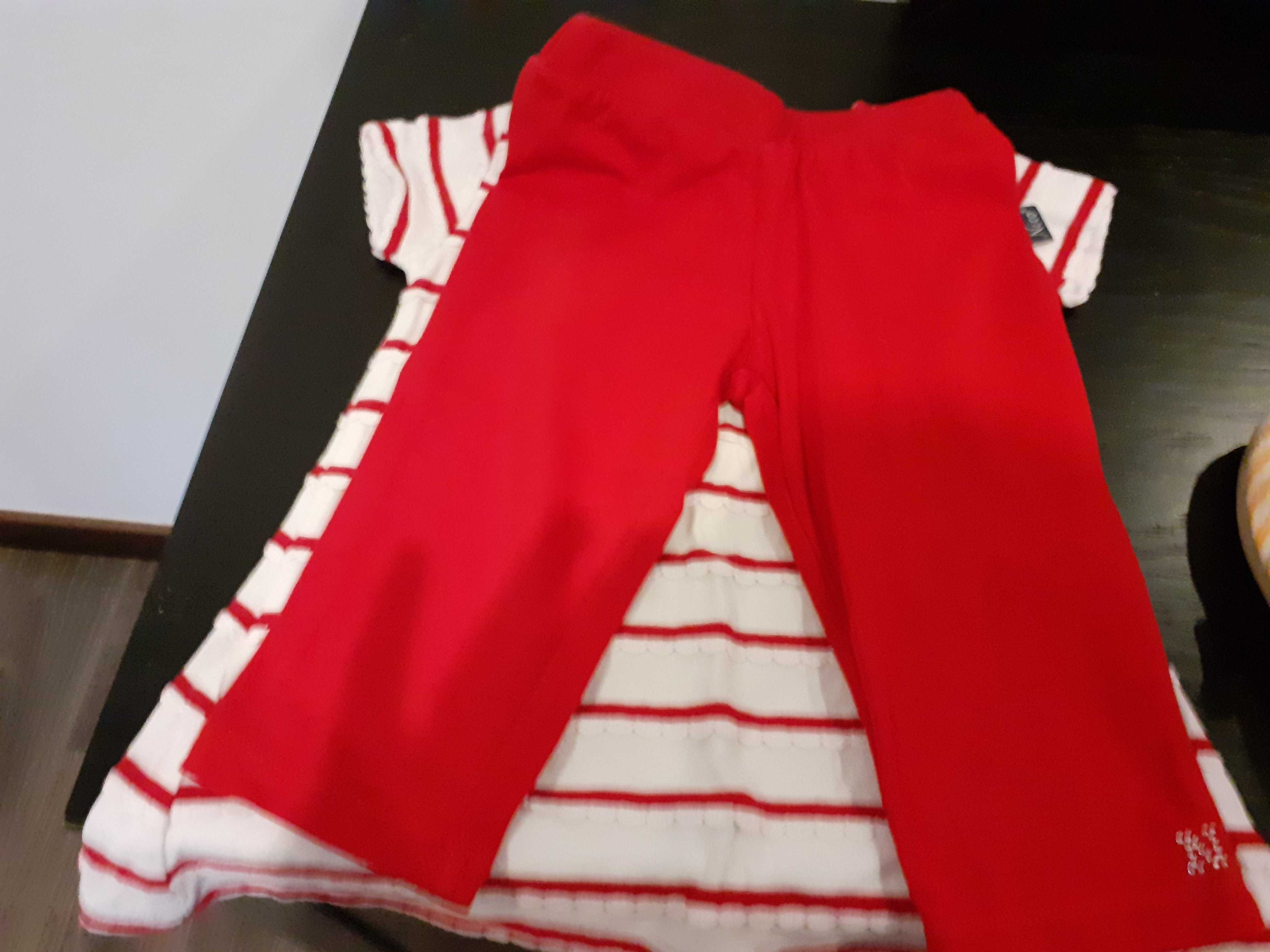 Conjunto leggins e t-shirt 2 anos