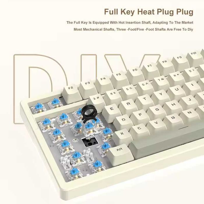 Механічна клавіатура Ajazz AK992 (98 клавіш, із цифровим блоком)