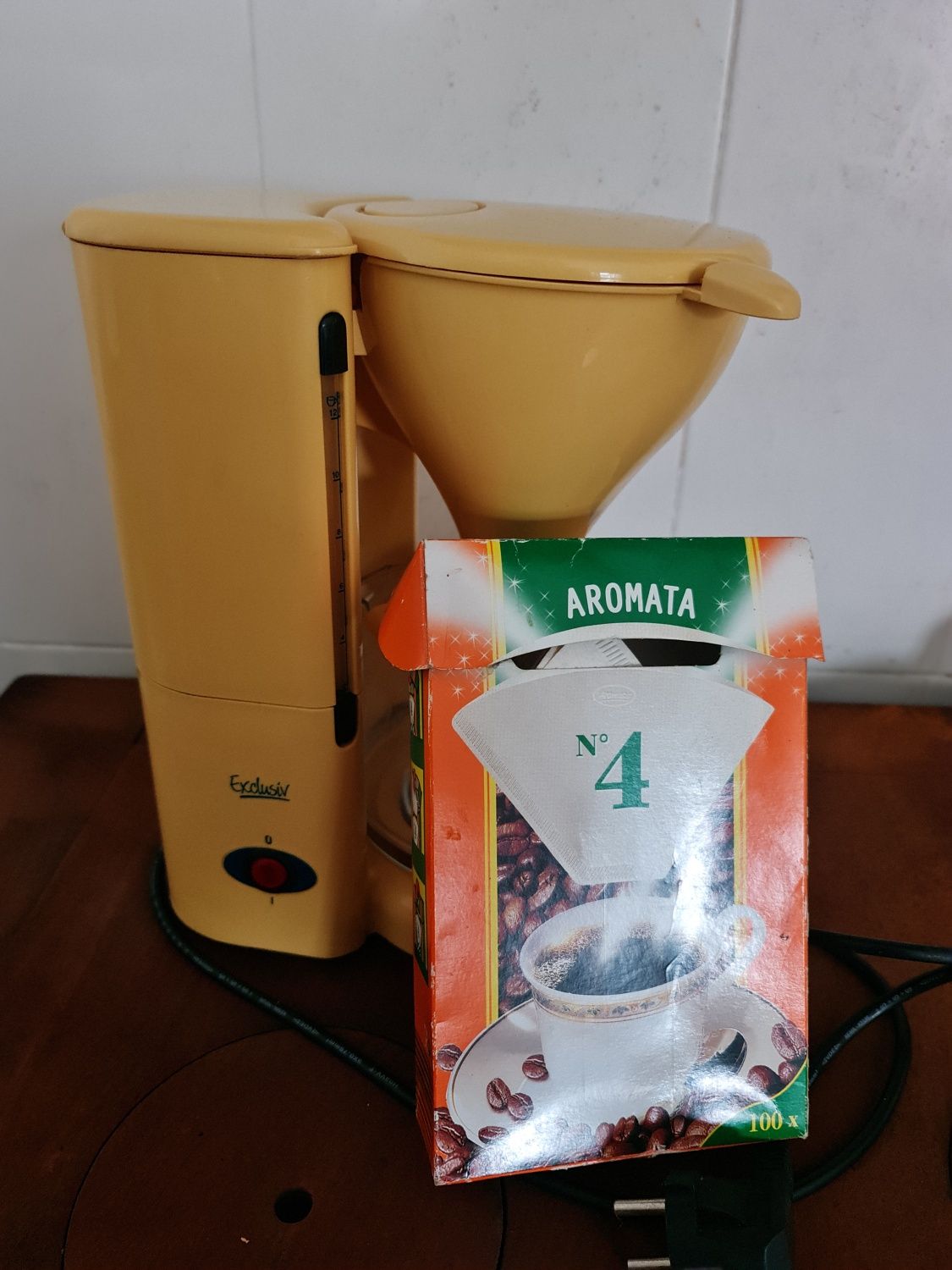 Máquina de café de filtro.