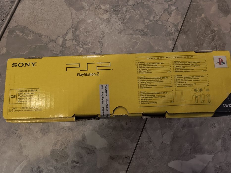 PlayStation 2 pudełko plomba