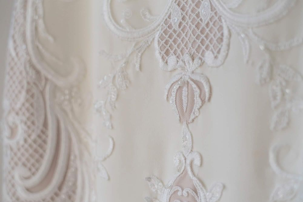 Suknia ślubna Avenue 22 Emily S 36 Kremowa Różowa Rybka Koronkowa