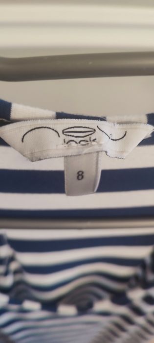 Długa sukienka w paski marynarska New Look rozm. 8 (36)