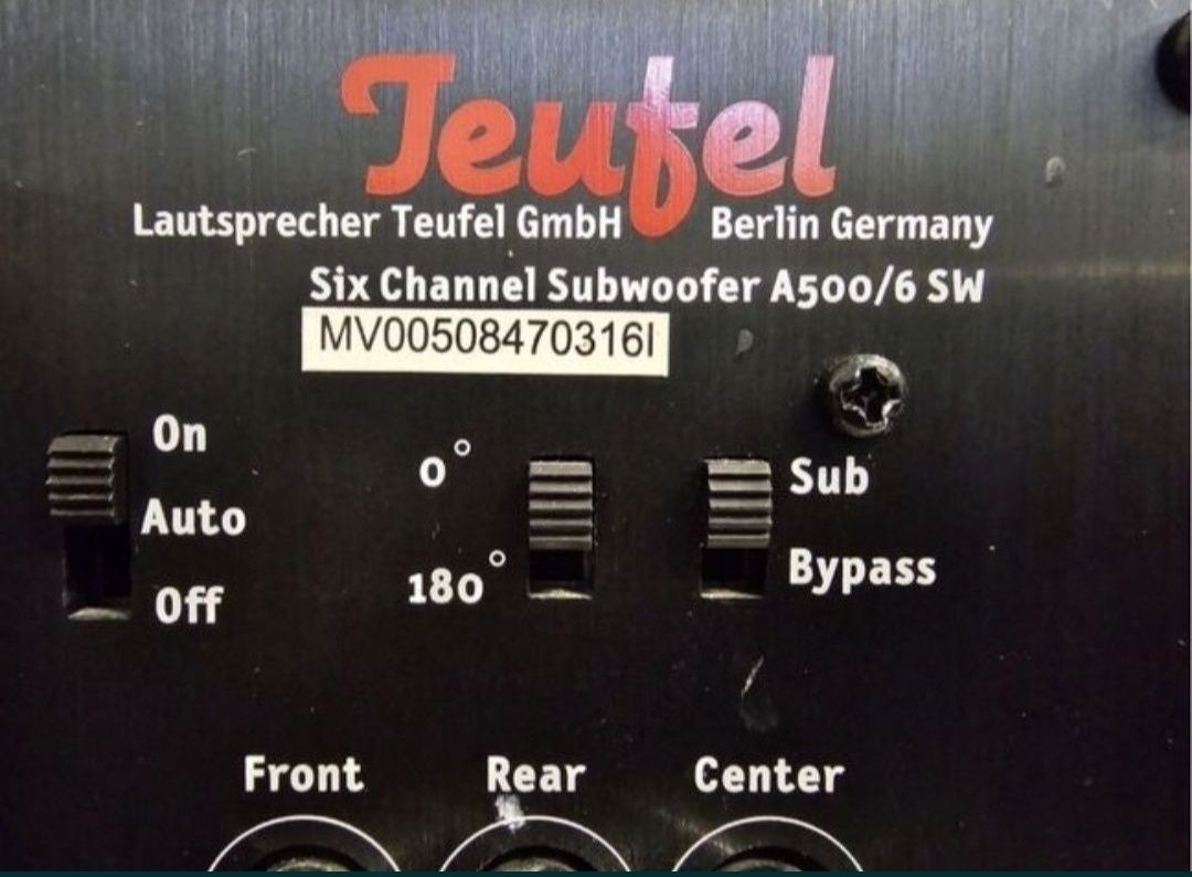5.1 Subwoofer Teufel A500/6 SW. 250mm,