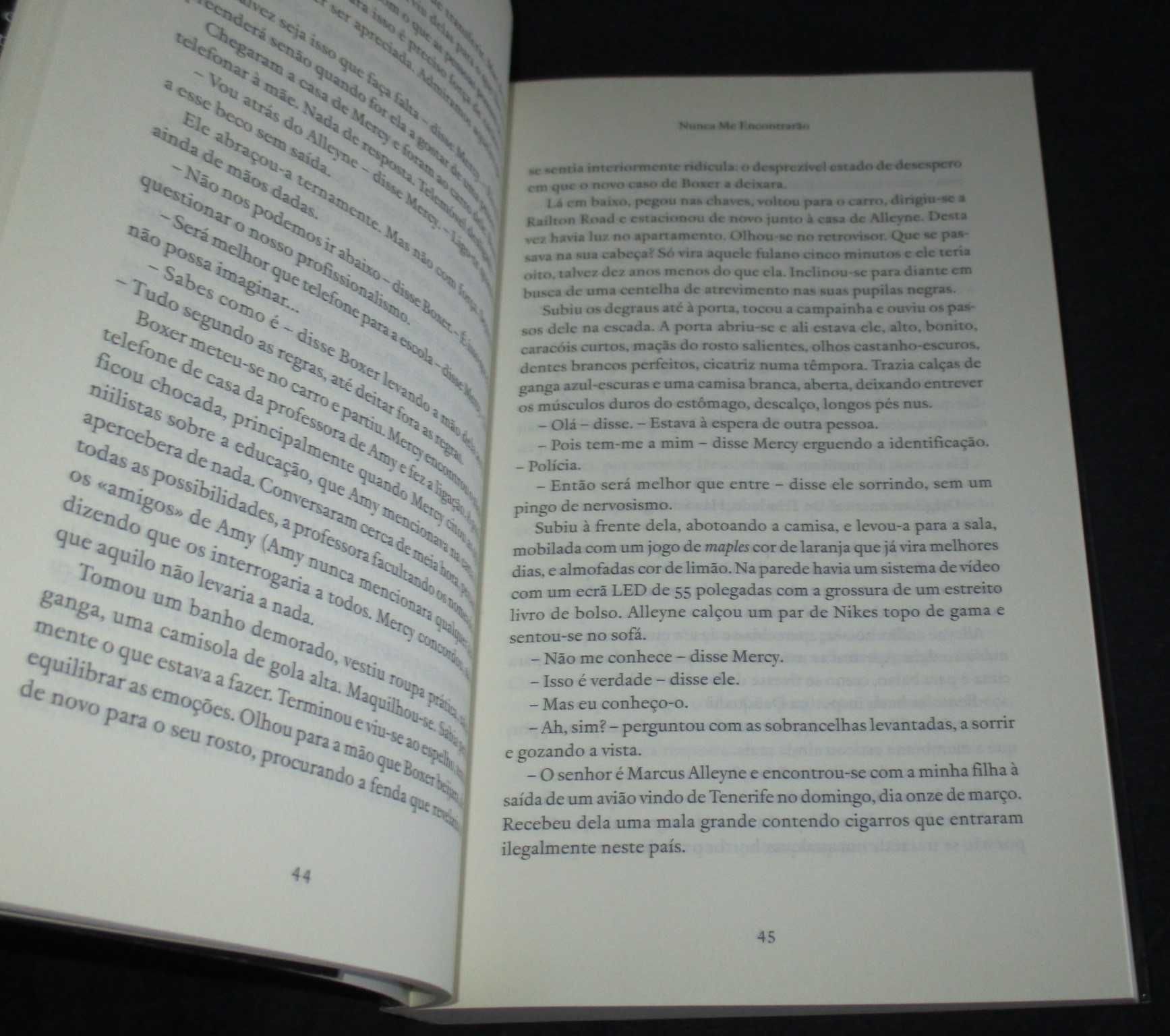 Livro Nunca me Encontrarão Robert Wilson