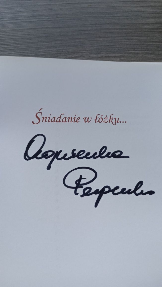 Śniadanie w łóżku i inne rozkosze... kulinarne z autografem Agnieszka