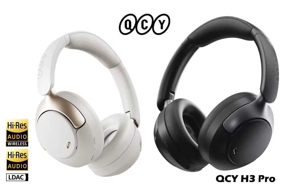 Навушники QCY H3 Pro Black Hi-Res LDAC ANC 50dB Noise Canceling BT5.4