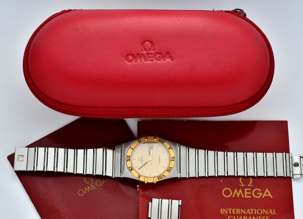 Zegarek OMEGA Constellation Chronometer - Stal Złoto 18k - 1989 - 33mm