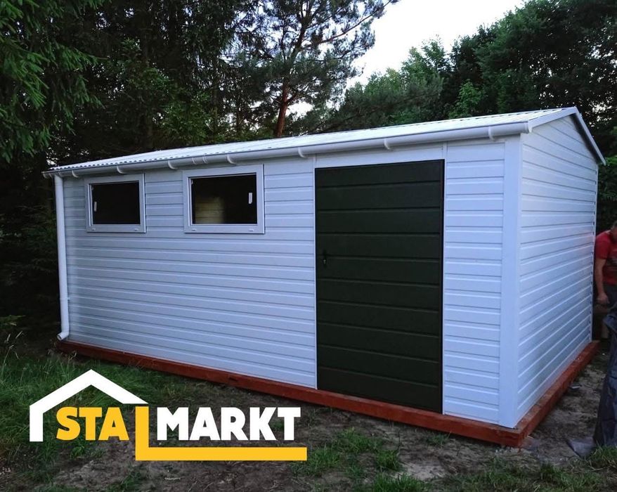 Premium Garaż Blaszany 4 x 6m przywóz i montaż Gratis
