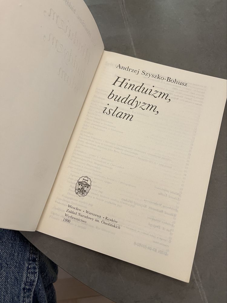 Andrzej Szyszko-Bohusz Hinduizm, buddyzm, islam