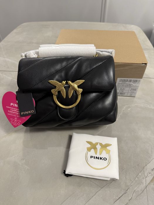Сумка Pinko puff mini кроссбоді Pinko chevron Пінко Пинко