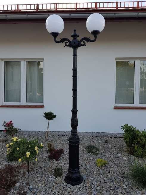 lampa miejska żeliwna  H-270cm  oświetlenie parkowa miejska