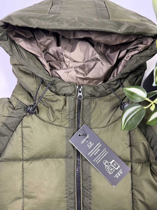 Пуховик C.P. Company Black Green