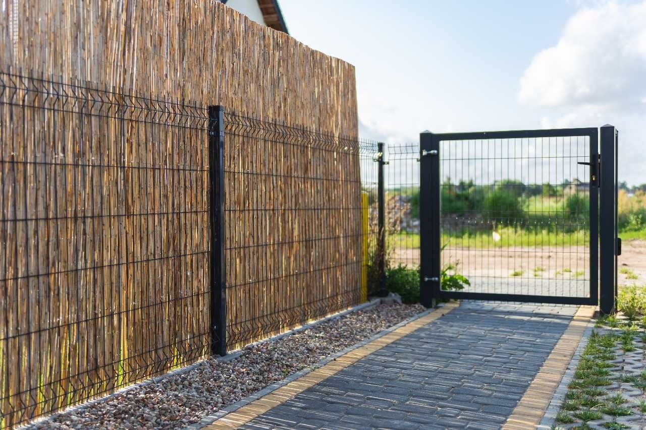 Ogrodzenia panelowe 3d 1230 promocja komplet kolor grafit ral 7016