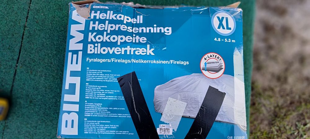 Plandeka pokrowiec XXL auto 4 warstwowa