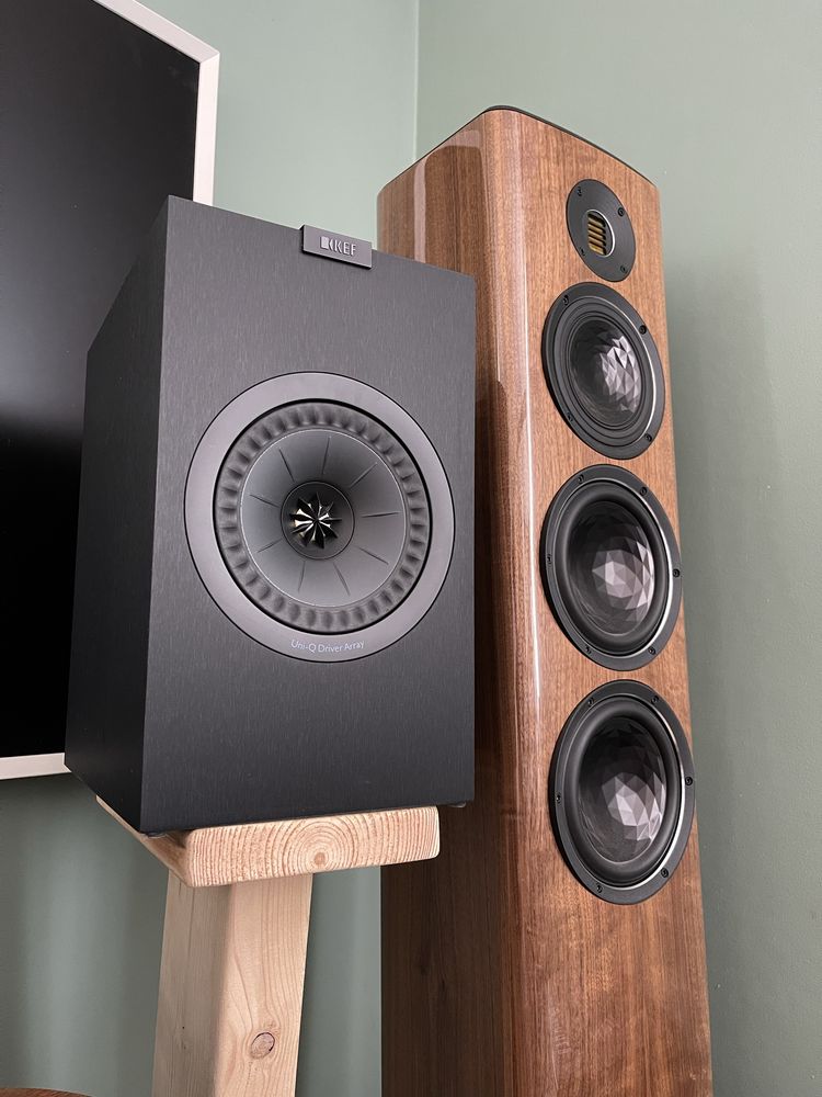 KEF Q350 Kolumny podstawkowe monitory Świetne brzmienie w dobrej cenie