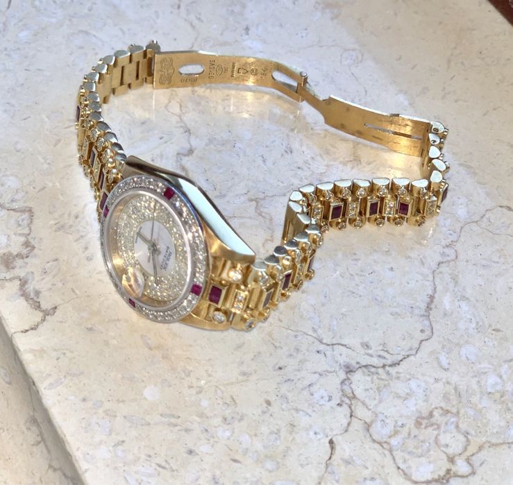 Оригинал. Часы ROLEX Lady-Datejust Pearlmaster. Обмен на авто