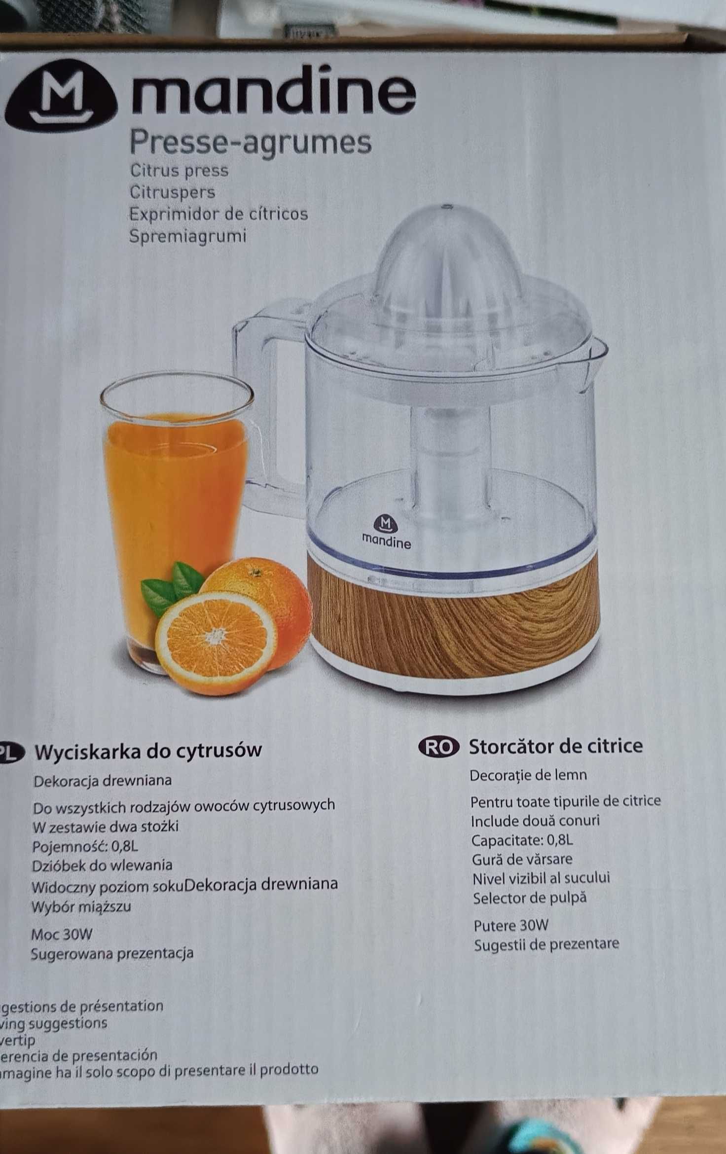 Wyciskarka do cytrusów Mandine Nowa
