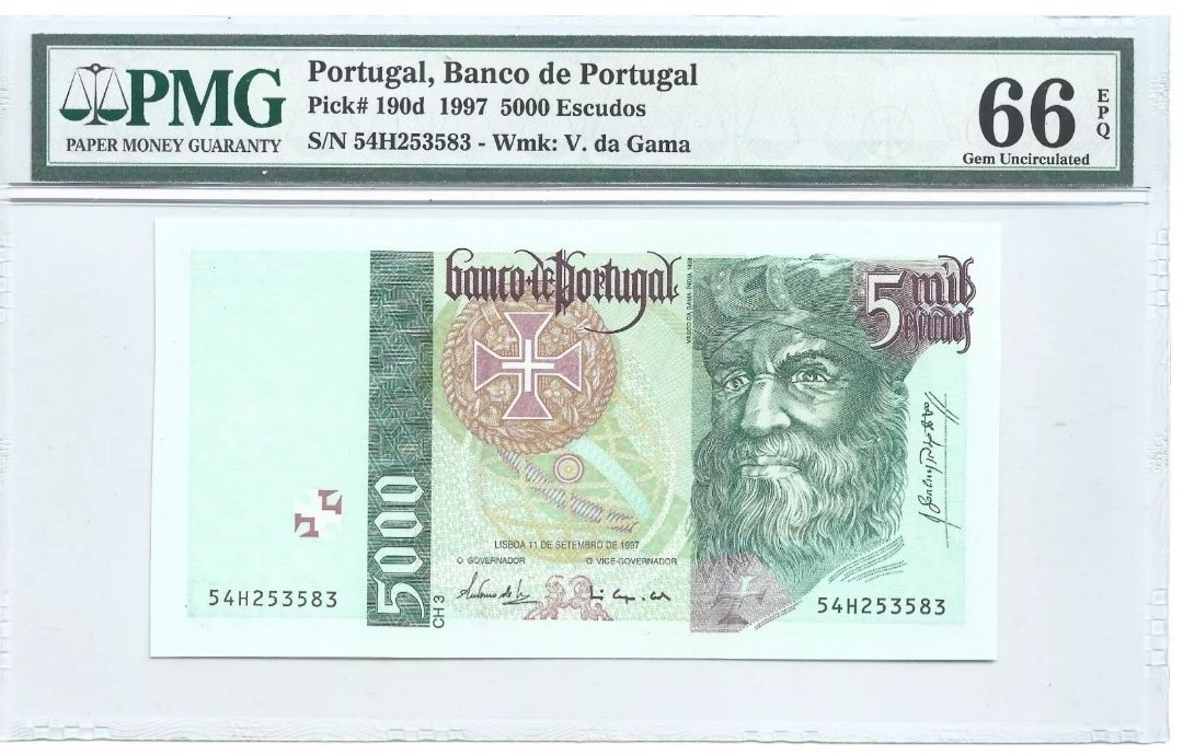 2 Notas 5000 PMG 1997 - 1 OU 2 NÚM QUASE SEGUIDOS