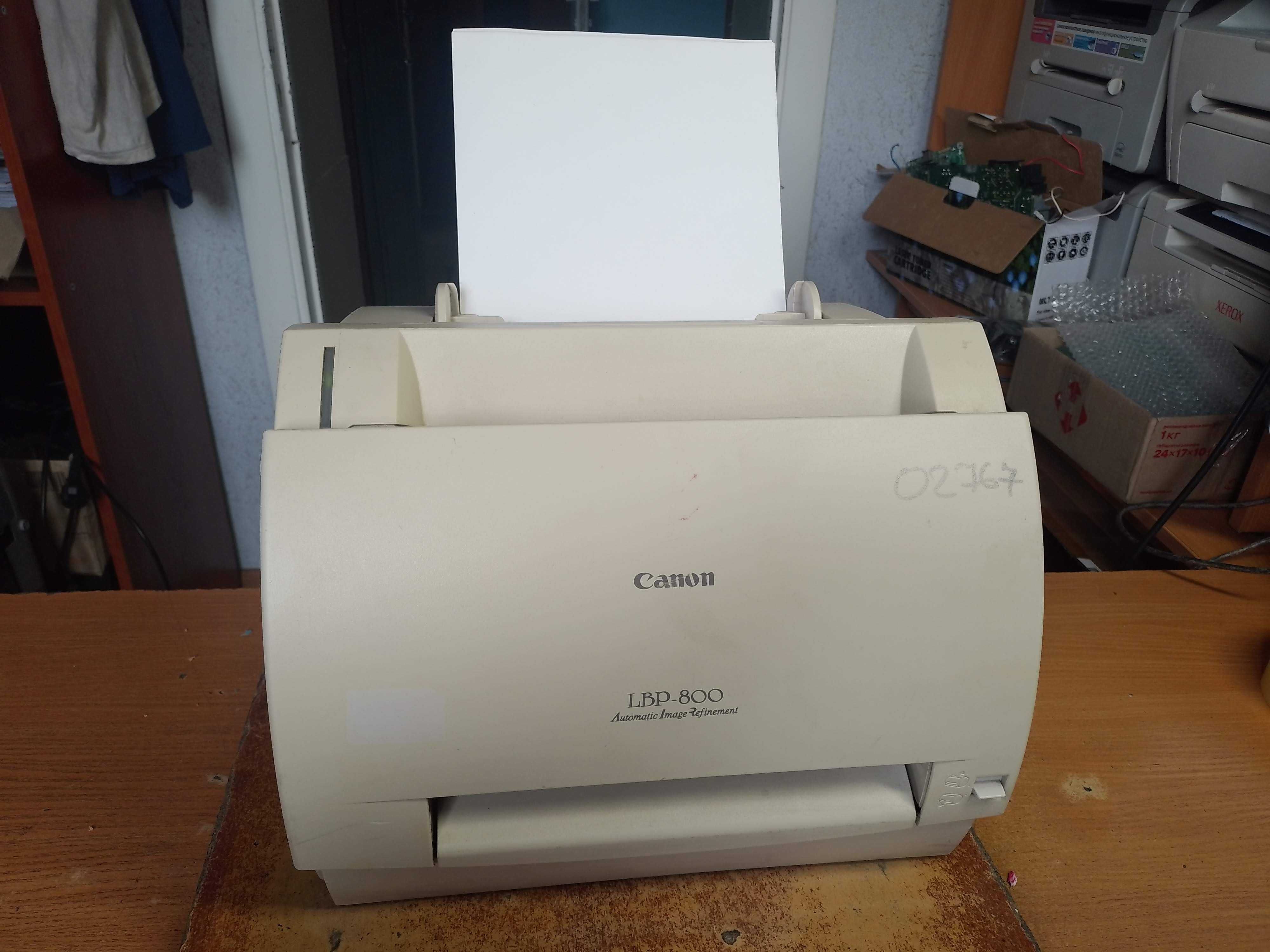 Лазерний принтер Canon LBP-800 заправлений 100%